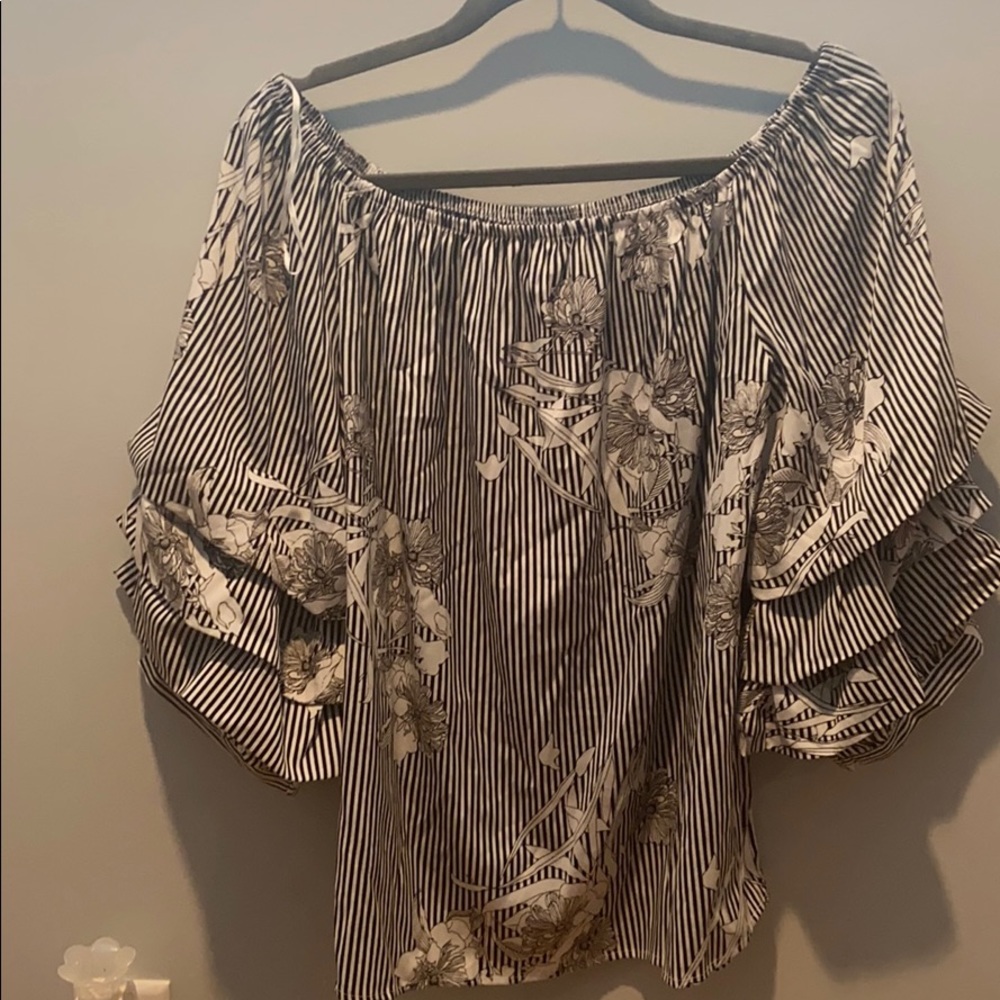 Off the Shoulder Fun sleeve top